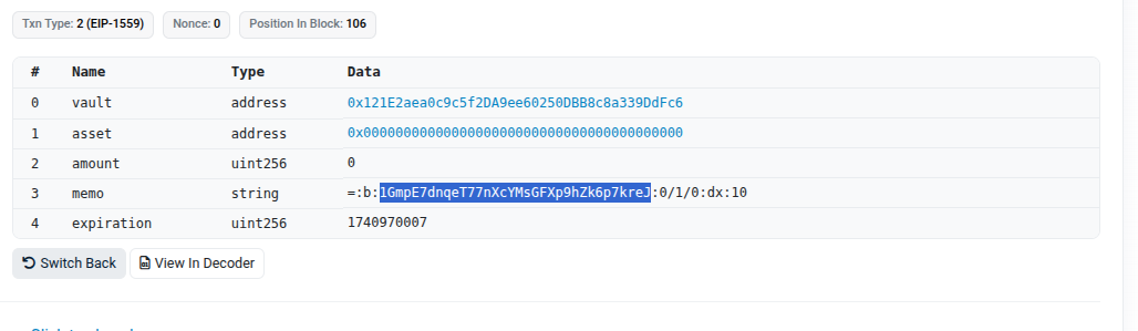 THORChain Transaction